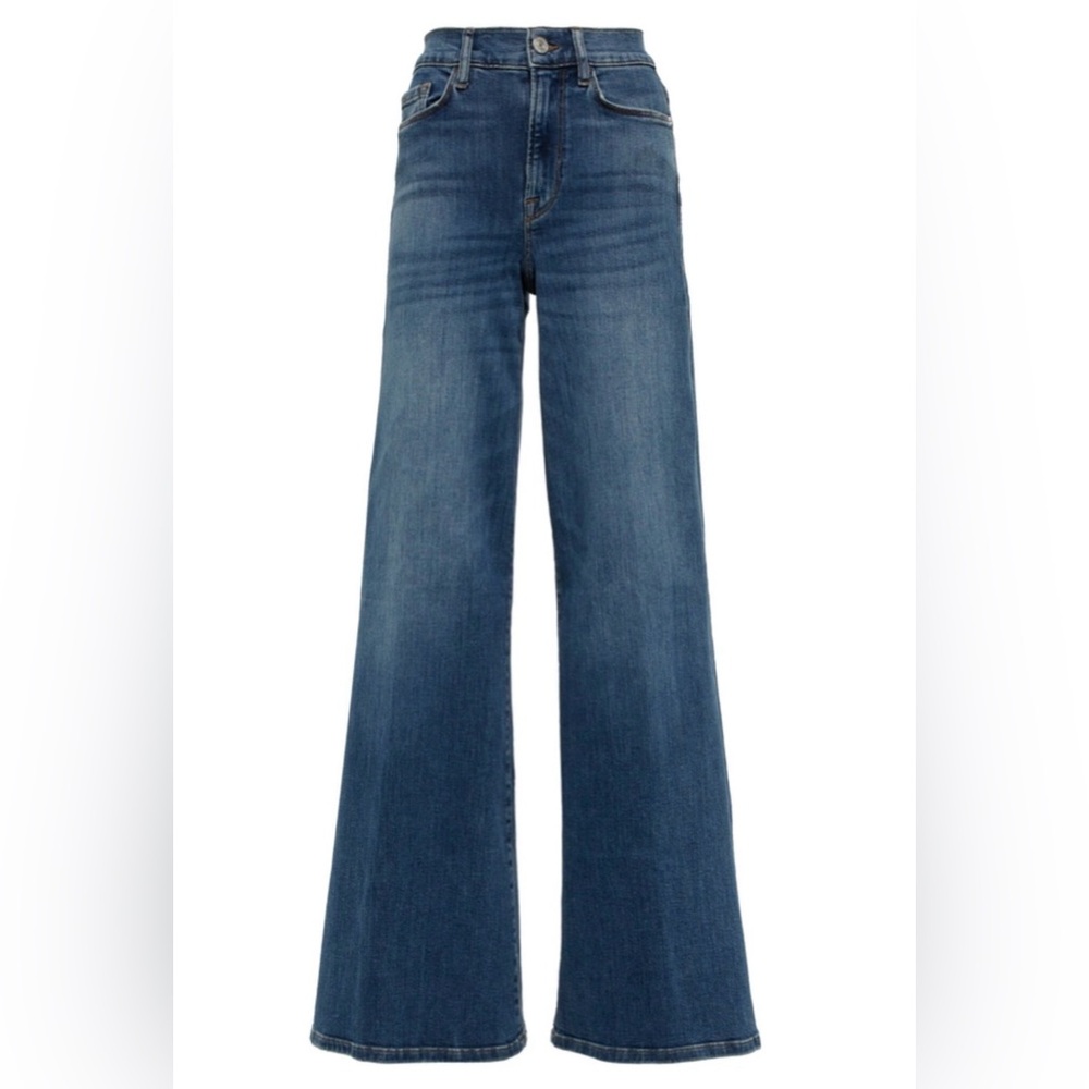 **NWT** Frame - Le Palazzo high-rise wide-leg jeans in Orlena